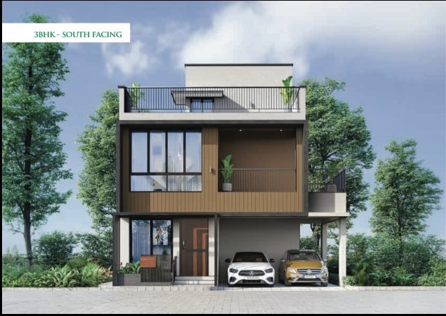 3 BHK south facing villa
