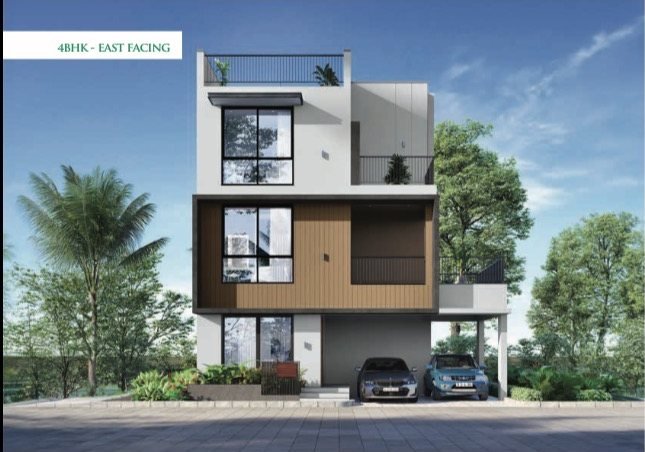 4 BHK east facing villa